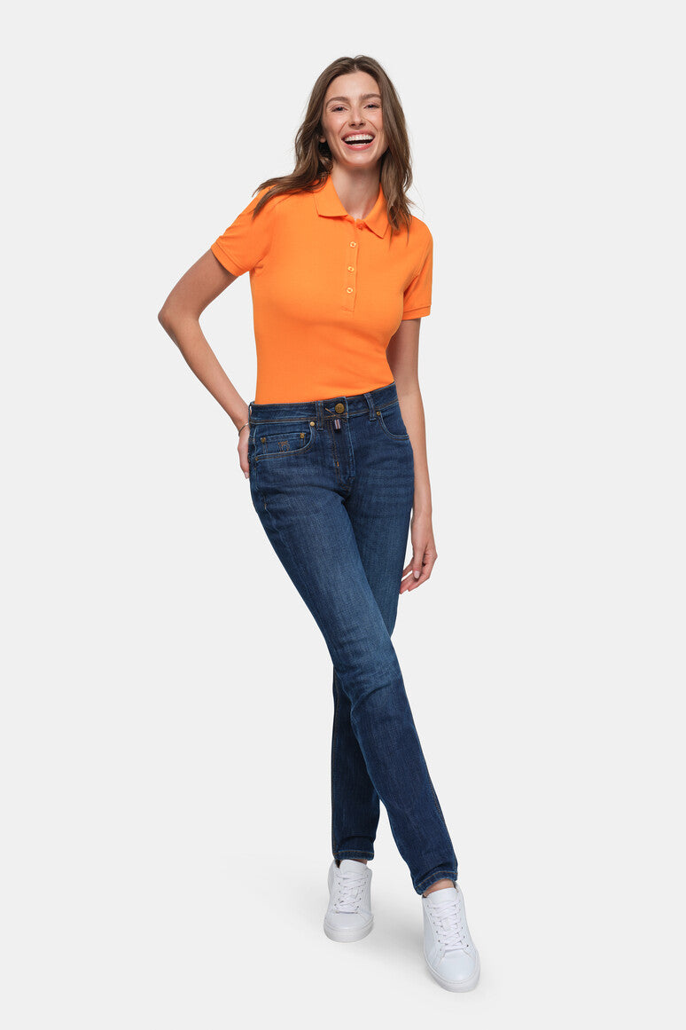 NO.730 - HAKRO Damen 5-Pocket-Jeanshose X-Stretch ECO